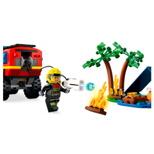 Lego 4x4 Fire Truck with Rescue Boat 60412